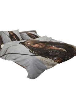 Pirates Of The Caribbean Movie Jack Sparrow Johnny Depp Duvet cover and Pillow Case