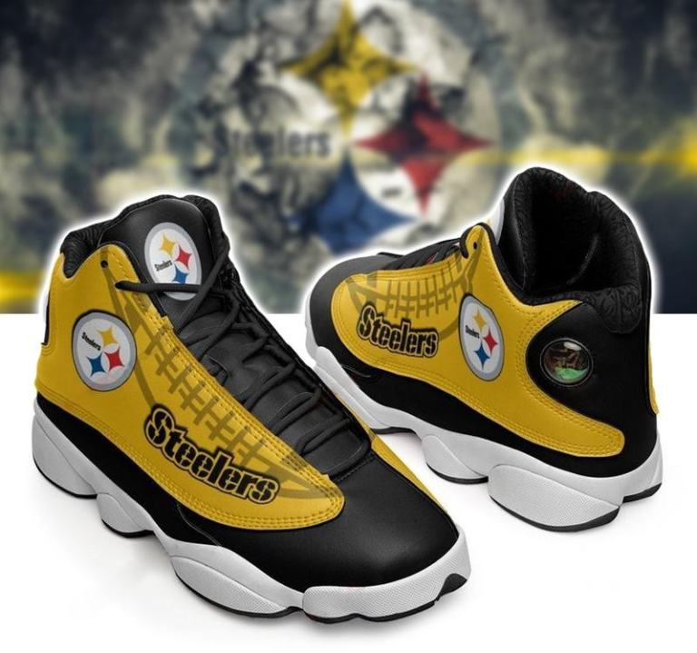 Pittsburgh Steelers Football Air Jordan 13 Shoes