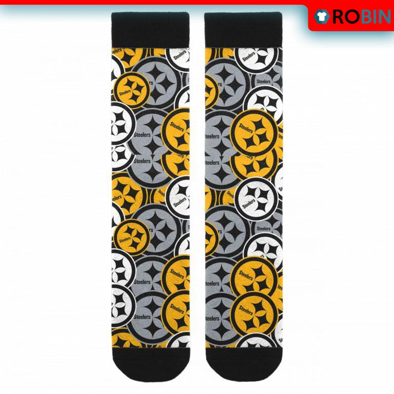 Pittsburgh Steelers Football Blast Socks