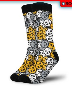 Pittsburgh Steelers Football Blast Socks