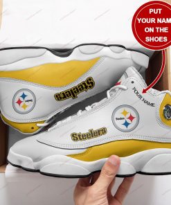 Pittsburgh Steelers Personalized Air JD13 Custom Sneakers Pittsburgh Steelers Personalized Air JD13 Custom Sneakers