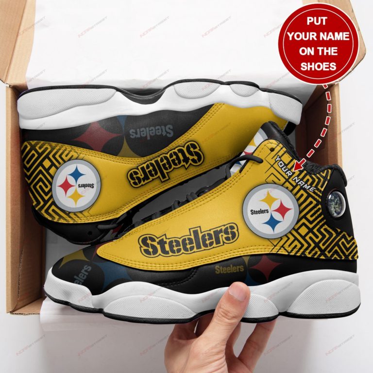 Pittsburgh Steelers Personalized Air Jordan 13 Shoes