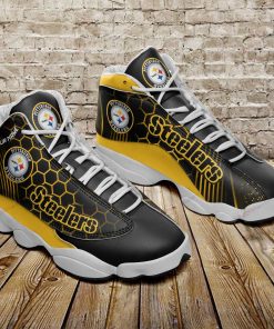 Pittsburgh Steelers Personalized Football Air JD13 Custom Shoes Pittsburgh Steelers Personalized Football Air JD13 Custom Shoes