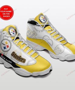 Pittsburgh Steelers Personalized Football Air JD13 Sneakers Pittsburgh Steelers Personalized Football Air JD13 Sneakers