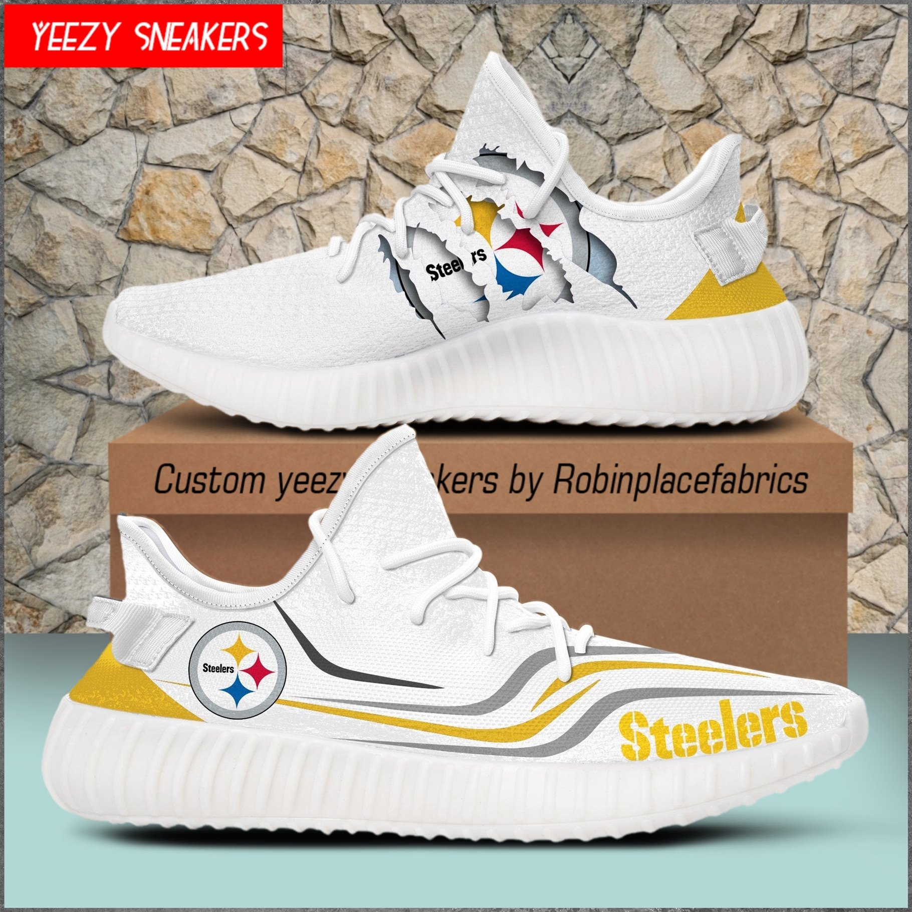 Pittsburgh Steelers Yeezy Boost Sneakers - RobinPlaceFabrics