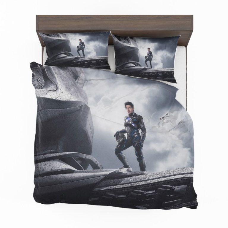 Power Rangers 2017 Movie Black Ranger Zack Taylor Zord Bedding Set