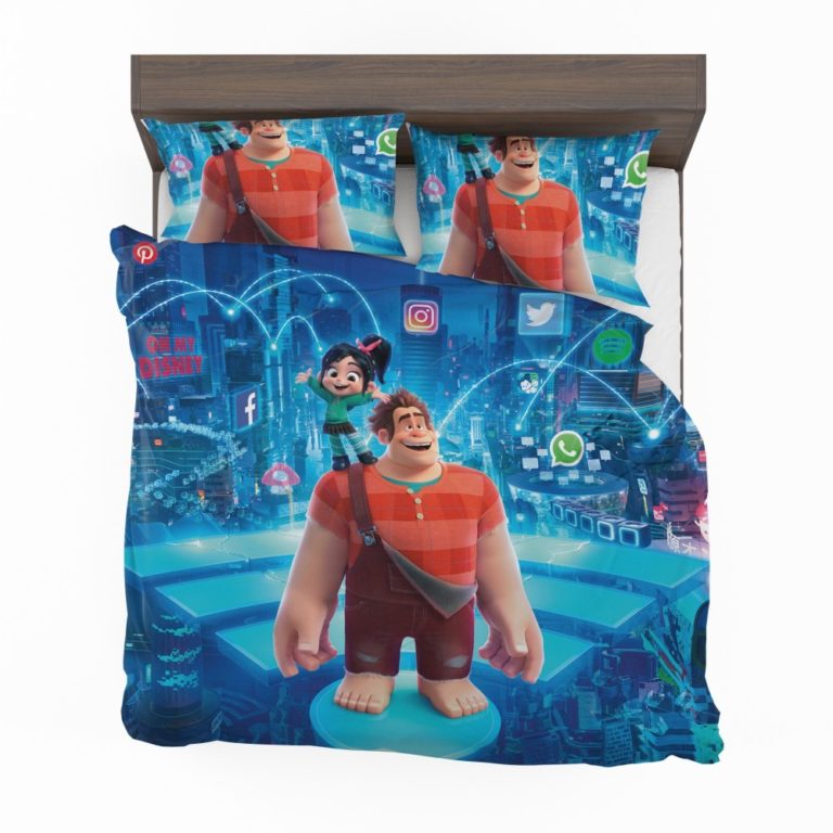 Ralph Breaks the Internet Movie Disney Vanellope von Schweetz Bedding Set