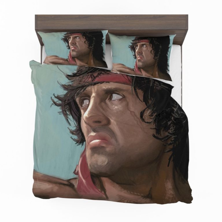 Rambo Movie Sylvester Stallone Bedding Set (Duvet cover and Pillow Case)