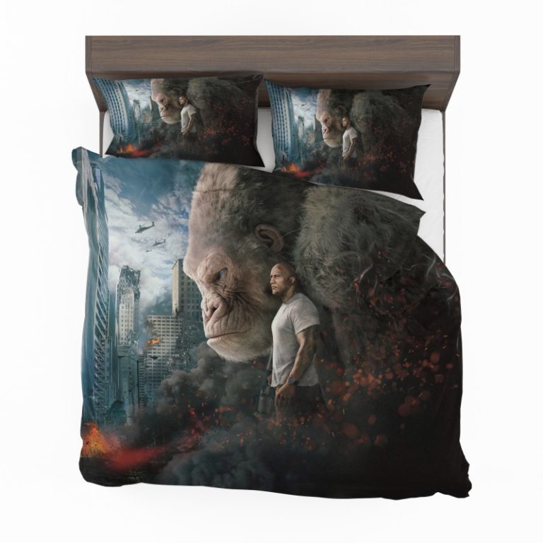 Rampage Dwayne Johnson Movie Bedding Set