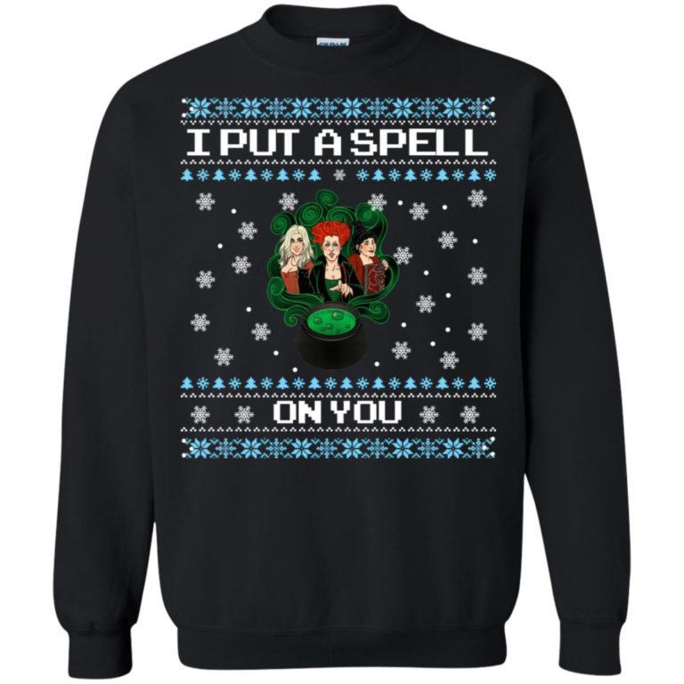 Hocus Pocus I put a spell on you Christmas sweatshirt