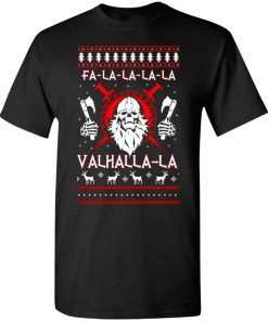 Fa La La La Valhalla Viking Christmas sweater