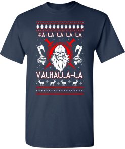 Fa La La La Valhalla Viking Christmas sweater