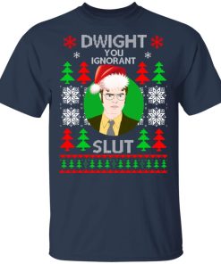 Dwight you ignorant slut Christmas sweatshirt
