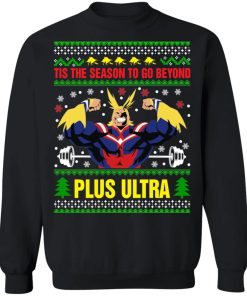 Tis the season to go beyond Plus Ultra Christmas sweater