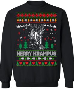Merry Krampus Christmas sweatshirt