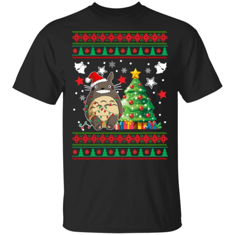 Totoro Christmas ugly sweatshirt