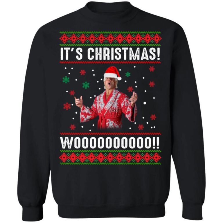 Ric Flair It’s Christmas Woooooo sweatshirt