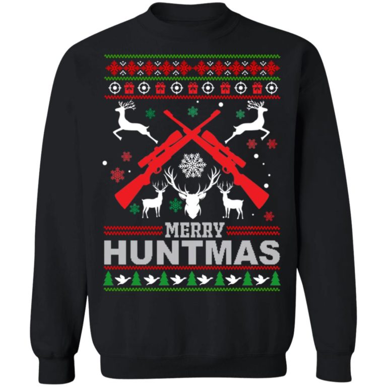 Hunting Merry huntmas Christmas sweatshirt