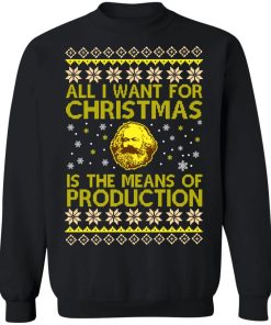 All I want for Christmas is the means of Production sweatshirt