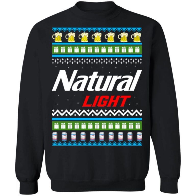 Natural Light Christmas sweater