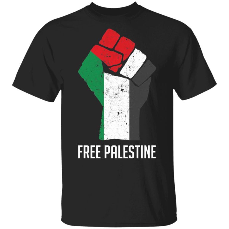 Free gaza Palestine flag shirt