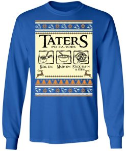 Lord of the rings Taters Potatoes Christmas sweater