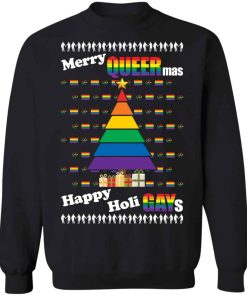 Merry Queermas happy Holigays Christmas sweater