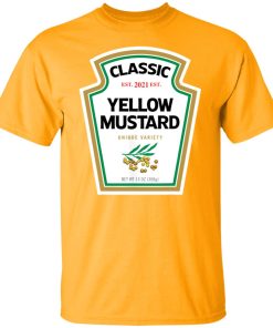Yellow Mustard DIY Halloween Costume shirt