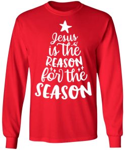Jesus is the reason for the season tree Christmas sweater