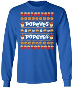 Popeyes Christmas sweater