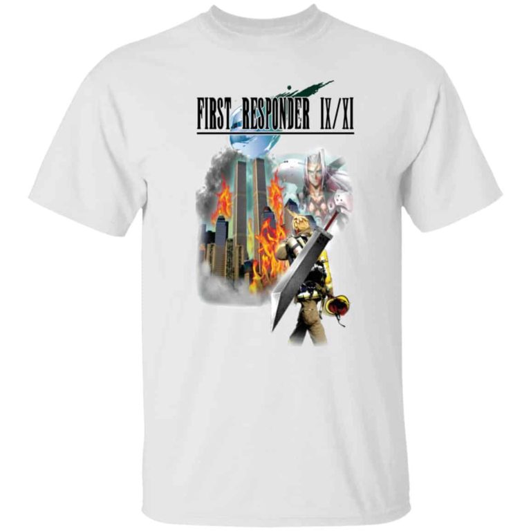 First responder 9/11 final fantasy shirt