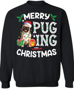 Merry pug ing Christmas sweater