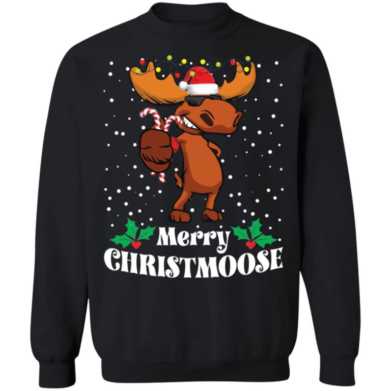 Merry Christmoose sweater