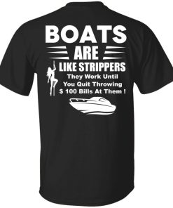 Boats are like strippers they work until you quit throwing shirt