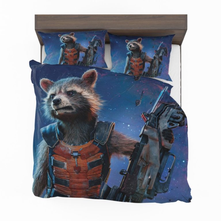 Rocket Raccoon Guardians of the Galaxy Bedding Set