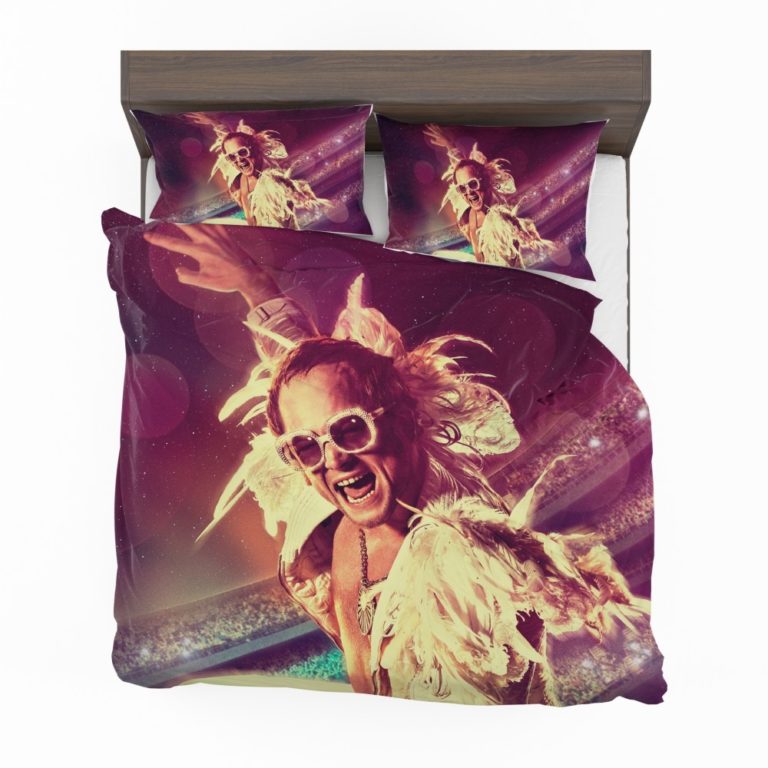 RocketMan Movie Taron Egerton Rocketman Bedding Set (Duvet cover and Pillow Case)