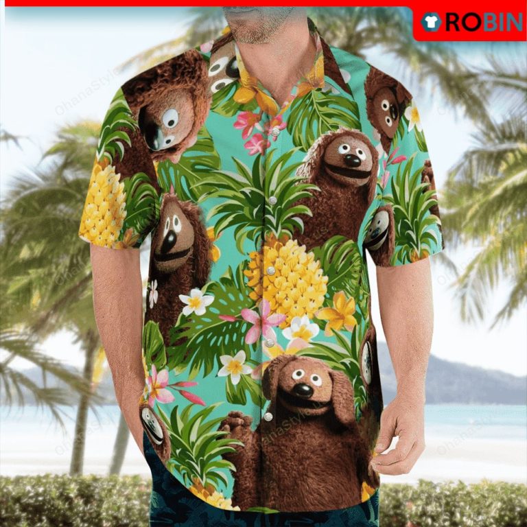 Rowlf The Dog Pineapple Hawaiian Shirt
