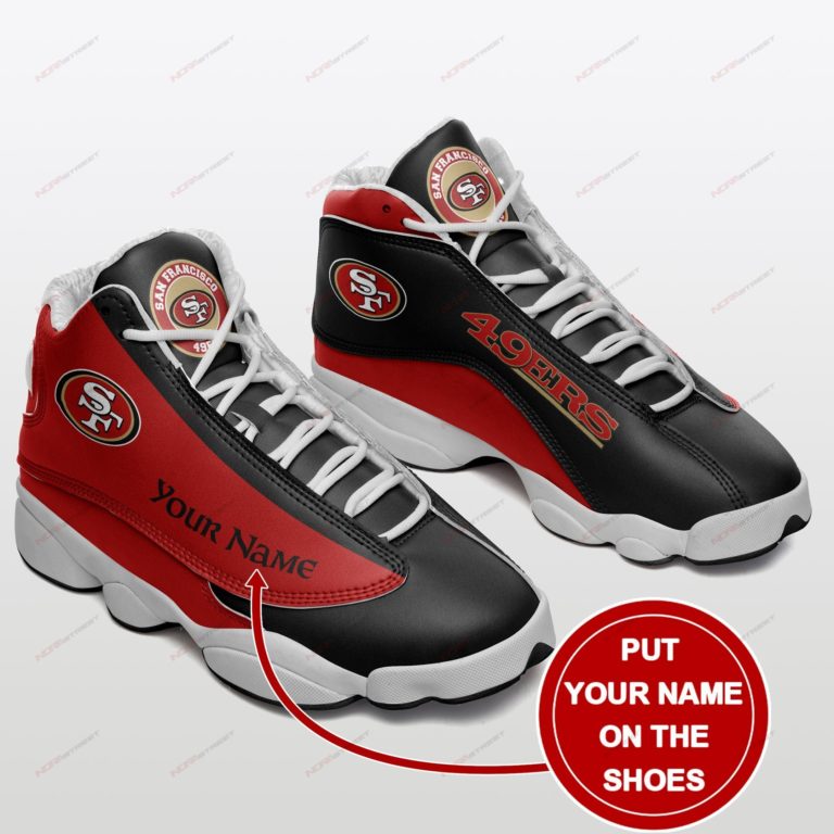 San Francisco 49ers Football Personalized Air JD13 Shoes