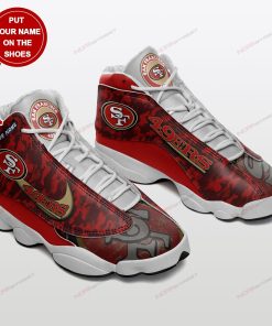 San Francisco 49ers Personalized Air JD13 Sneakers