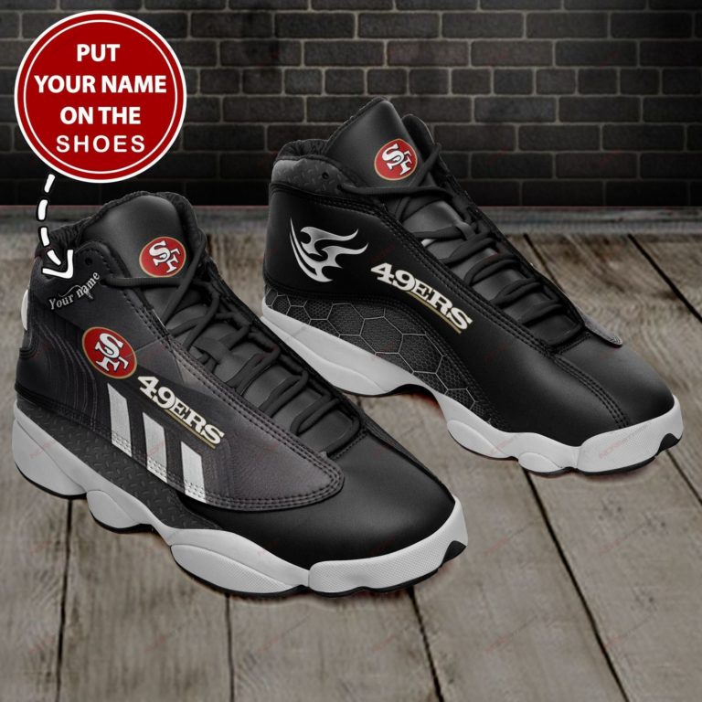 San Francisco 49ers Personalized Football Air JD13 Custom Shoes