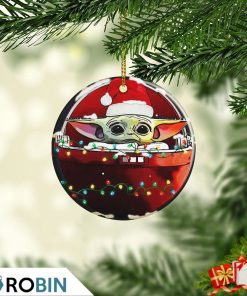 Santa Baby Yoda Christmas Ornament 2021