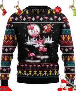 Santa Ride Flamingo Reindeer Unisex Ugly Christmas Sweater