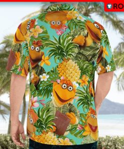 Scooter Pineapple Hawaiian Shirt