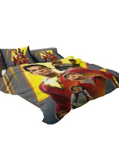 Shazam Movie DC Comics Zachary Levi Mark Strong Duvet cover and Pillow Case