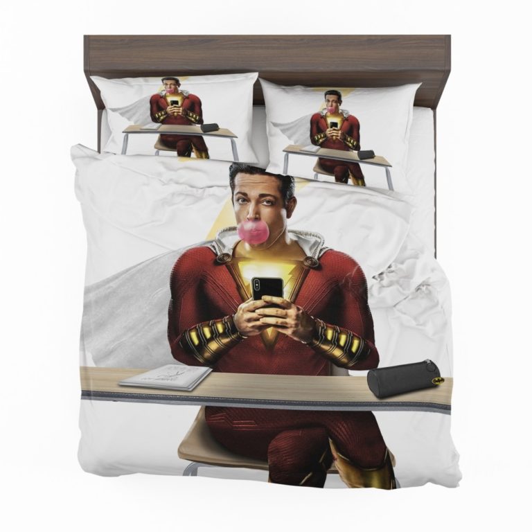 Shazam Movie Zachary Levi DC Bedding Set