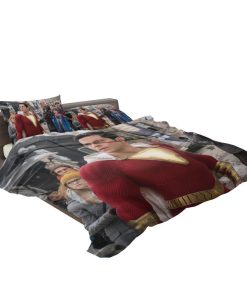 Shazam Movie Zachary Levi Jack Dylan Grazer Bedding Set Shazam Movie Zachary Levi Jack Dylan Grazer Bedding Set