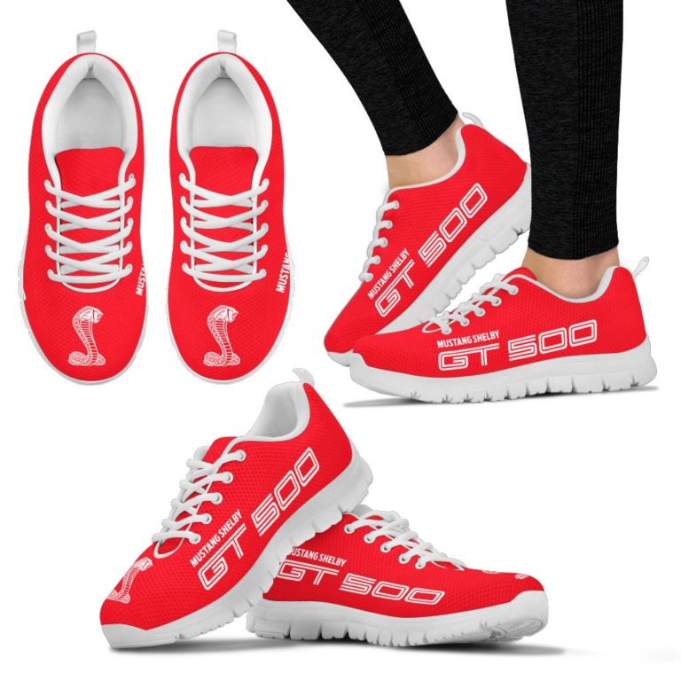 Shelby GT500 Breathable Running Shoes – Sneakers Red