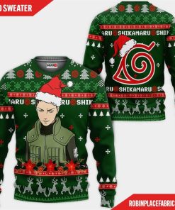 Shikamaru Ugly Christmas Sweater Custom Naruto Anime Xmas Gifts