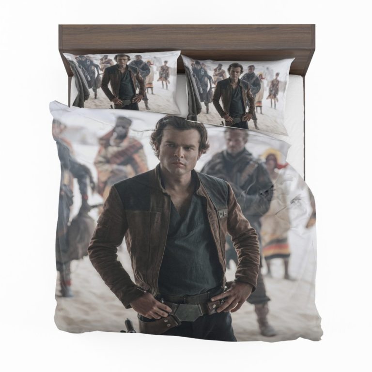Solo A Star Wars Story Movie Alden Ehrenreich Han Solo Bedding Set