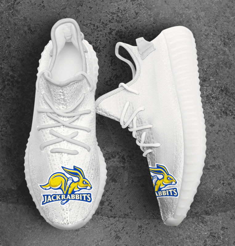 South Dakota State Jackrabbits Yeezy Boost Sneakers